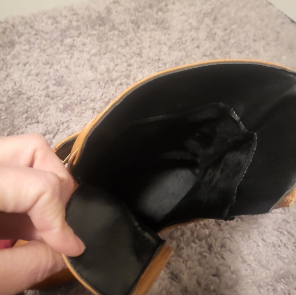 Retro Strappy Booties, 38, Cognac - Picture 5 of 8